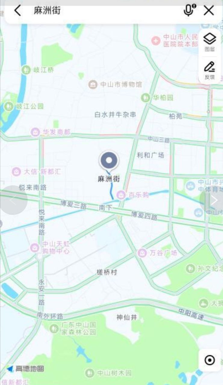 中山 麻洲街 很老的街了 一般